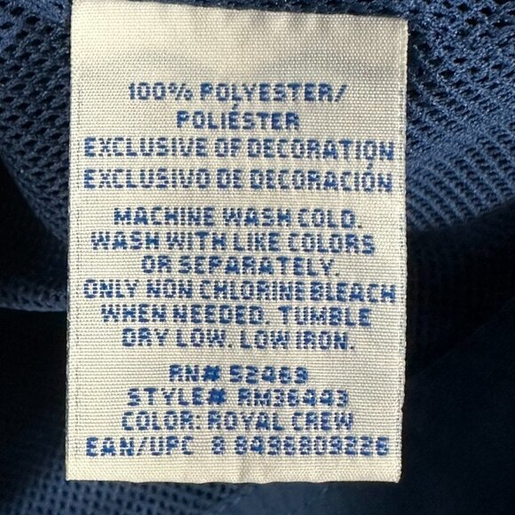 Vintage Starter Windbreaker Jacket Mens Small Full Zip Hood Pockets Logo 90's - Picture 6 of 7